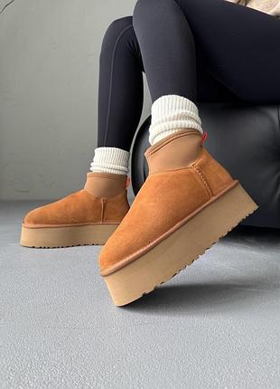 Уггі ugg classic dipper low chestnut 6
