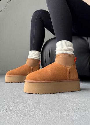 Уггі ugg classic dipper low chestnut 8