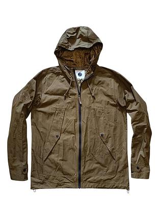 Куртка вітровка pretty green ridley jacket khaki (l)