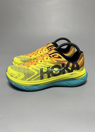 Професійні трейлові бігові кросівки з карбоновою пластиною hoka one one tecton x 2  (carbon plate) 1134507 epry vibram