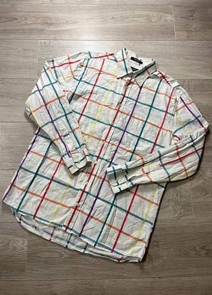Мужская рубашка в клетку gant
