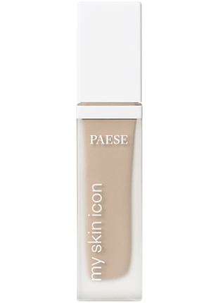Тональный крем с матово-сатиновым финишем paese my skin icon тон 0,5n porcelain, 33мл