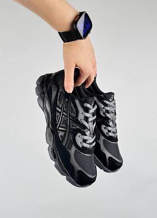 Жіночі термо кросівки asics gel-nyc w gtx black grey
