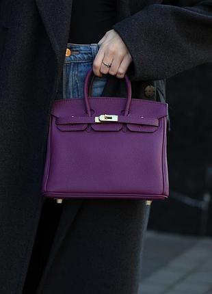 Сумка эрмес гермес хермес эрме birkin 25 togo cassis/gold