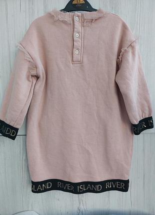 Тепла сукня river island для дівчинки 3-4р 2