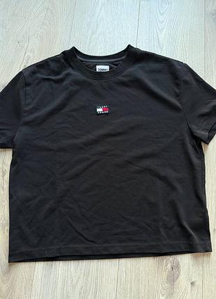 Футболка жіноча tommy jeans чорна