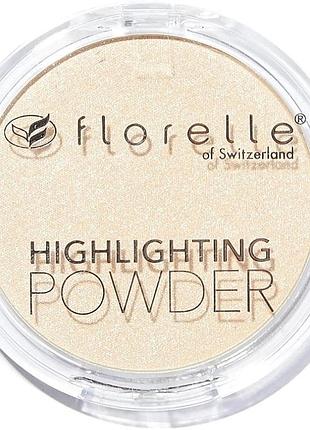 Компактный хайлайтер для лица florelle тон 13, 8 г