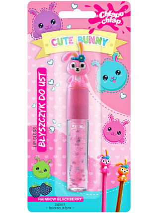 Блеск для губ «cute bunny» chlapu chlap rainbow blackberry, 2.8г, 2.8 г