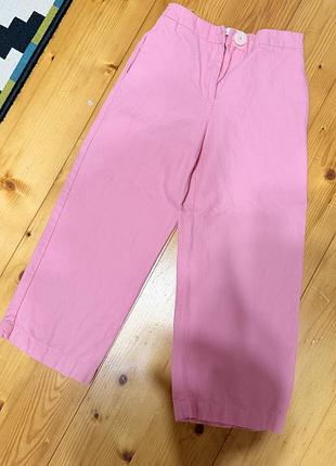 Брюки для дівчинки zara рожеві