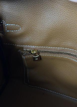 Сумка эрмес гермес хермес эрме birkin 25 ginger/canvas 3