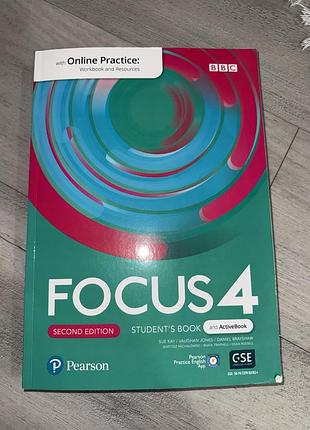 Підручник вивчення мов pearson focus 4 student's book second edition (англійська, м'яка, pearson)