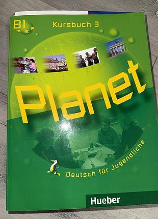 Підручник з вивчення мов planet kursbuch 3 hueber (німецька, м'яка палітурка, видавництво hueber)