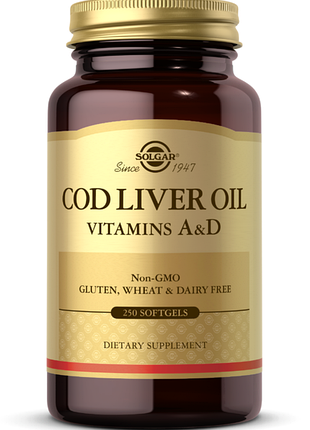 Cod liver oil - 250 softgels