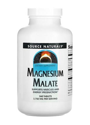 Magnesium malate 1250mg - 360 tabs