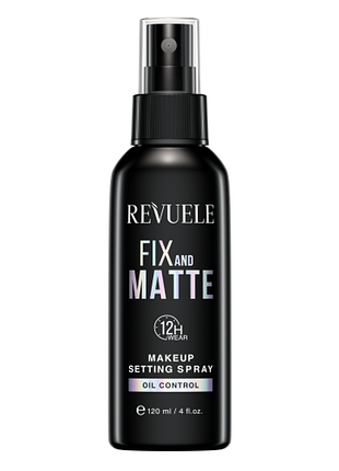 Revuele спрей для фиксации макияжа fix and matte, 120 мл, 120 мл