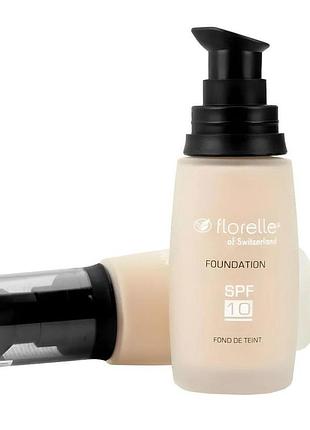 Тональный крем для лица spf10 florelle тон 01, 30мл