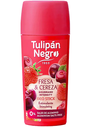 Дезодорант-стік tulipan negro gourmand autolift полуниця та вишня, 60 мл, 60 мл