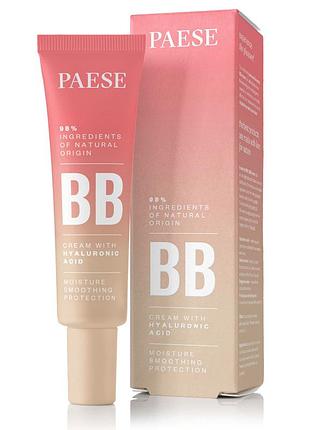 Тональный bb-крем paese с гиалуроновой кислотой 03w natural