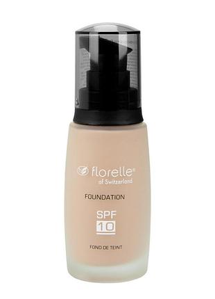Тональный крем для лица spf10 florelle тон 07, 30мл