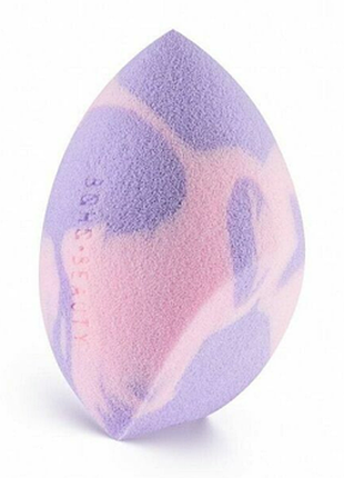 Спонж для макияжа скошенный paese boho beauty makeup sponge v cut lilac & rose