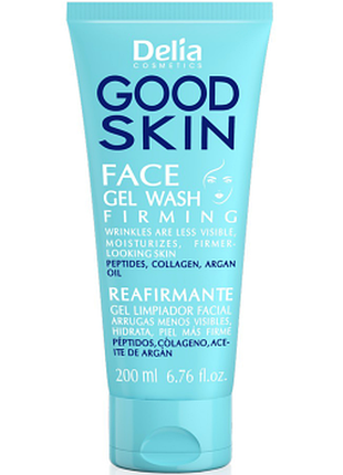 Гель для умывания лица укрепляющий delia good skin, 200мл, 200 мл
