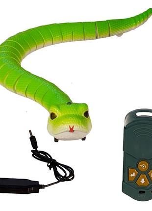 Игрушка на радиоуправлении змея, зеленая - maya toys (8904)