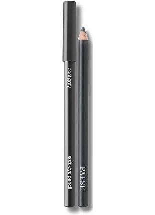 Карандаш для глаз paese soft eyepencil тон 01 jet black, 1,35 г 02 cool grey