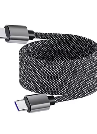 Кабель для быстрой зарядки type-c - type-c 1.0 м с магнитным креплением