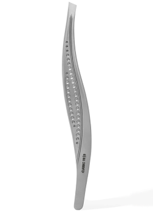 Пінцет для брів staleks classic 12 type 3 (широкий скошений)