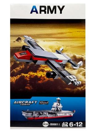 Детский конструктор "aircraft carrier" m38-b0661-9, 42 детали