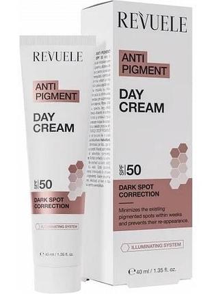 Revuele крем для лица дневной против пигментации spf 50, 40 мл, 40 мл
