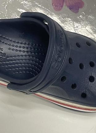 Шльопанці crocs сині до 15 см