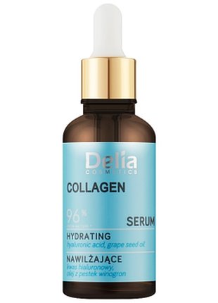 Сыворотка увлажняющая с коллагеном delia collagen serum для обезвоженной кожи, 30мл, 30 мл