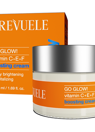 Revuele крем-лифтинг для лица go glow! vitamin c+e+f, 50 мл, 50 мл
