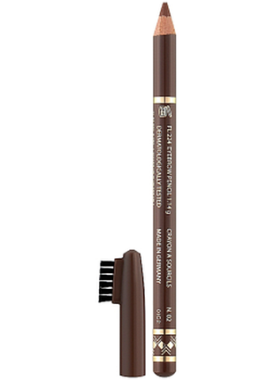 Олівець для брів florelle eyebrow pencil з пласкою щіткою тон 02, 1,14г, 1,14 г