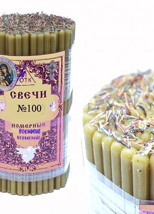 Свічки церковні пучок 1 кг. натуральний колір №100 bm