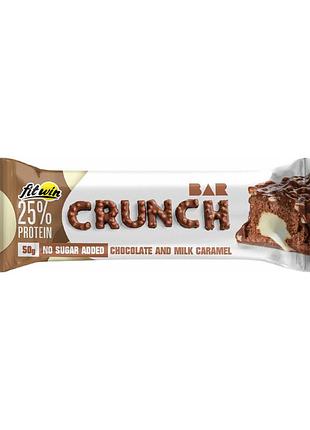 Crunch bar - 12x50g chocolate and milk caramel
