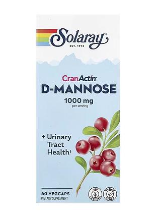 Cranactin d-mannose 1000mg - 60 vcaps