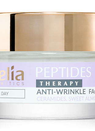Дневной крем для лица против морщин delia peptides therapy с пептидами, 50мл, 50 мл