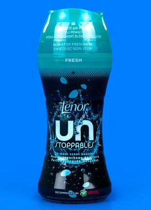 Гранулированный кондиционер-ароматизатор для белья lenor unstoppables "свежесть" 210г