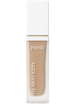 Тональный крем с матово-сатиновым финишем paese my skin icon тон 0,5n porcelain, 33мл 2w warm beige