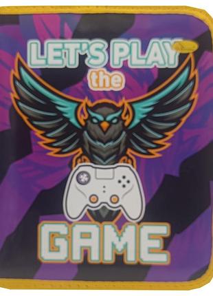 Папка для тетрадей на молнии "lets play the game" ап-1001-15