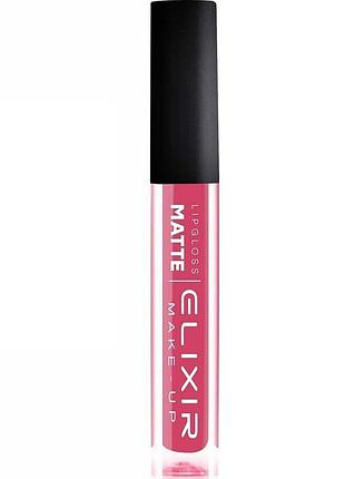 Рідка помада для губ матова elixir liquid lip matte тон 380 raspberry sherbet
