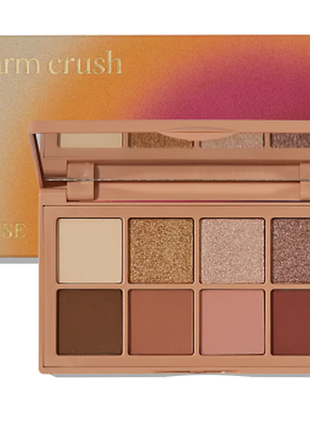 Палетка теней для век профессиональная paese eyeshadow palette warm crush, 11г, 11 г