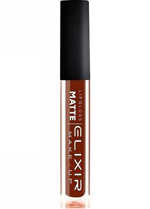 Жидкая помада для губ матовая elixir liquid lip matte тон 405 berry
