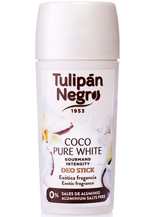 Дезодорант-стик tulipan negro gourmand autolift нежный кокос, 60 мл, 60 мл