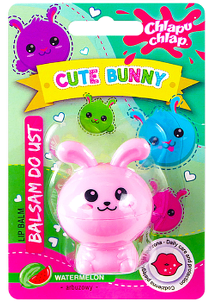 Бальзам для губ «cute bunny» chlapu chlap watermelon, 7г, 7 г