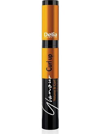 Туш для вій delia glamour volume length mascara curl-up, 11 мл