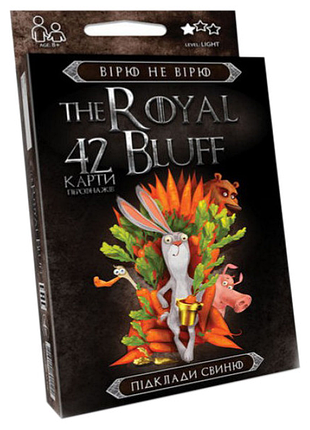 Карткова гра the royal bluff rbl-01 українською мовою rbl-01-01u
