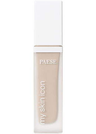 Тональный крем с матово-сатиновым финишем paese my skin icon тон 0,5n porcelain, 33мл 0n alabaster